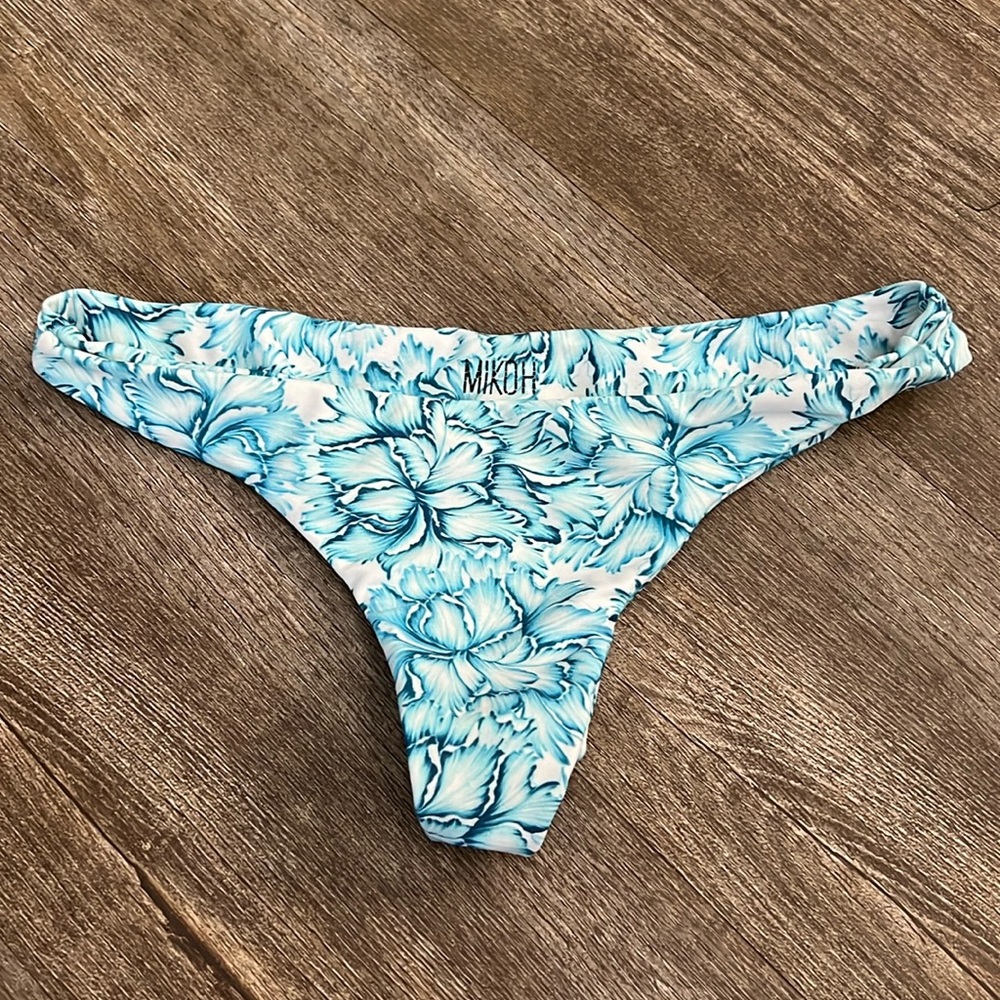 Mikoh low rise, cheeky swim bottoms